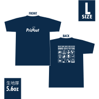 【メルトブルー Lサイズ】PRIZEOUT Tシャツ