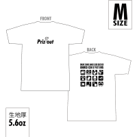 【ホワイト Mサイズ】PRIZEOUT Tシャツ