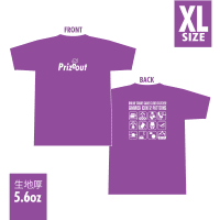 【ラベンダー XLサイズ】PRIZEOUT Tシャツ