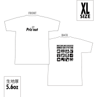 【ホワイト XLサイズ】PRIZEOUT Tシャツ