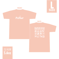 【ライトピンク Lサイズ】PRIZEOUT Tシャツ