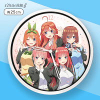 【Bデザイン】五等分の花嫁 ウォールクロック