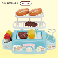 【ブルー】すみっコぐらしすみっコキャンプ バーべキューごっこおもちゃ 