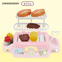 【ピンク】すみっコぐらしすみっコキャンプ バーべキューごっこおもちゃ 