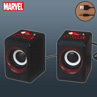【ブラック】MARVEL PMUSB電源スピーカー