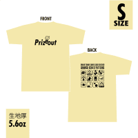 【ライトイエロー Sサイズ】PRIZEOUT Tシャツ