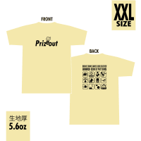 【ライトイエロー XXLサイズ】PRIZEOUT Tシャツ