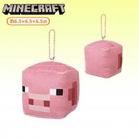 【ブタ】マインクラフト キューブボールチェーンマスコット