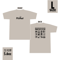 【シルバーグレー Lサイズ】PRIZEOUT Tシャツ