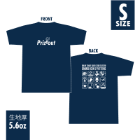 【メルトブルー Sサイズ】PRIZEOUT Tシャツ