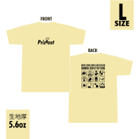 【ライトイエロー Lサイズ】PRIZEOUT Tシャツ