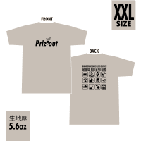 【シルバーグレー XXLサイズ】PRIZEOUT Tシャツ