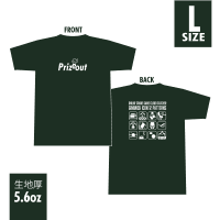 【フォレスト Lサイズ】PRIZEOUT Tシャツ