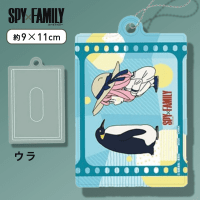 【アーニャ＆ペンギン（ブルー）】SPY×FAMILY パスケース