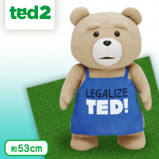 ted2 ぬいぐるみXL プレミアム 青エプロンver.