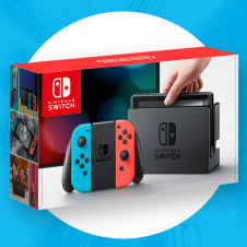 【数量限定】Nintendo Switch™ (Joy-Conネオンブルー、ネオンレッド)