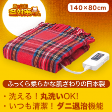 【数量限定】Sugiyama 電気ひざ掛け毛布