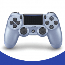 ワイヤレスコントローラー(DUALSHOCK 4) チタン・ブルー