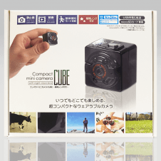 コンパクトミニカメラ CUBE 暗視レンズ付き