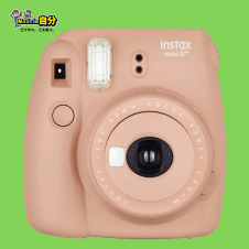 【Made in 自分】FUJIFILM インスタントカメラ チェキ instax mini8プラス 接写レンズ・純正ショルダーストラップ付き ココア