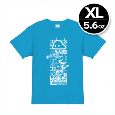 【XL／ターコイズ】限定トリプルネームTシャツ