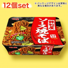 【箱買い】明星 評判屋 ソース焼そば 12個セット