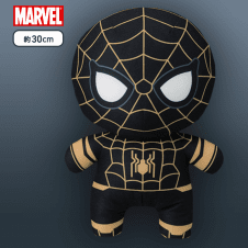 【スパイダーマン ブラック＆ゴールドスーツ】『Spider-Man: No Way Home』　[SP]ぬいぐるみ　“スパイダーマン UPGRADED SUIT＆スパイダーマン BLACK ＆ GOLD SUIT”