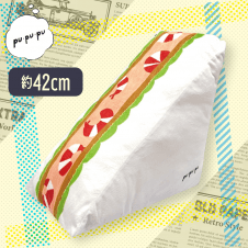 【エビカツサンド】pu.pu.pu　おおきなサンドイッチクッション