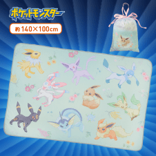 ポケットモンスター　PM巾着付ブランケット