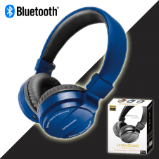 【BLUE】Bluetooth EXTRA SOUND ヘッドフォン Ⅵ 