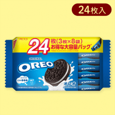 【単品配送不可】オレオ（ファミリーパックバニラクリーム24枚）※賞味期限:2025/05/31