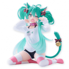 初音ミク Desktop Cute フィギュア -猫耳Tシャツver.-