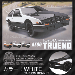 RC TOYOTAスプリンタートレノ carbon bonnet
