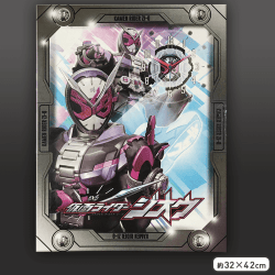 仮面ライダージオウ スクエアウォールクロック Aデザイン