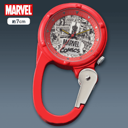 MARVEL COMICS PMカラビナウォッチ B.レッド