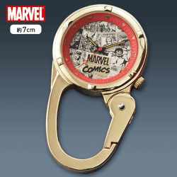 MARVEL COMICS PMカラビナウォッチ A.ゴールド