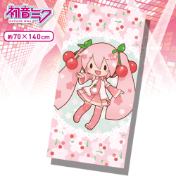 初音ミクシリーズ PMバスタオル“桜ミク”
