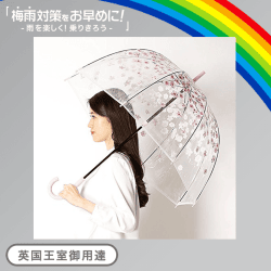 【梅雨対策】英国王室御用達FULTON 雨傘 桜