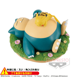〈外装ダメージ〉ポケットモンスター サン＆ムーン ピカチュウ＆カビゴンフィギュア