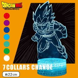 【DB特集】ドラゴンボールZベジータアクリル3DナイトライトUSB