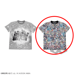異世界かるてっと WOW!ARTフルカラーTシャツ Bデザイン