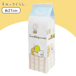 すみっコぐらし 喫茶すみっコ 牛乳パック型ポーチ A.ホワイト