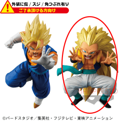 〈外装ダメージ〉ドラゴンボール超 超戦士列伝〜第二章 融合する二つの血筋〜 B.超サイヤ人3ゴテンクス