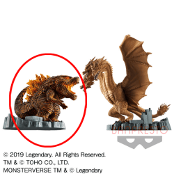 GODZILLA デフォルメキング-GODZILLA(2019) & KING GHIDORAH(2019)- A.ゴジラ(2019)