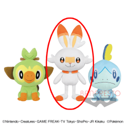 ポケットモンスター でっかいぬいぐるみ〜サルノリ・ヒバニー・メッソン〜 B.ヒバニー