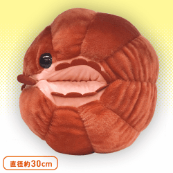 ダンゴムシBIGぬいぐるみ レッド(だんごタイプ)