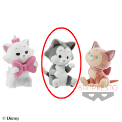 ディズニーキャラクター Cutte! Fluffy Puffy〜Marie/Figaro/Dinah〜 B.フィガロ