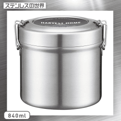 【ステンレスの世界】スケーター 保温弁当箱 丼ぶり型 840ml