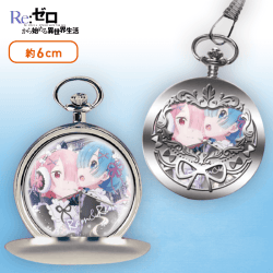 Re:ゼロから始める異世界生活 デザイン懐中時計 B.レム＆ラム