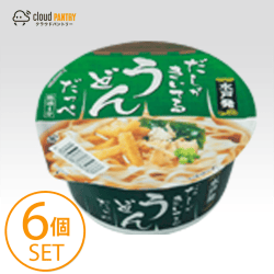 【パントリー】だしがきいている うどん 6個SET